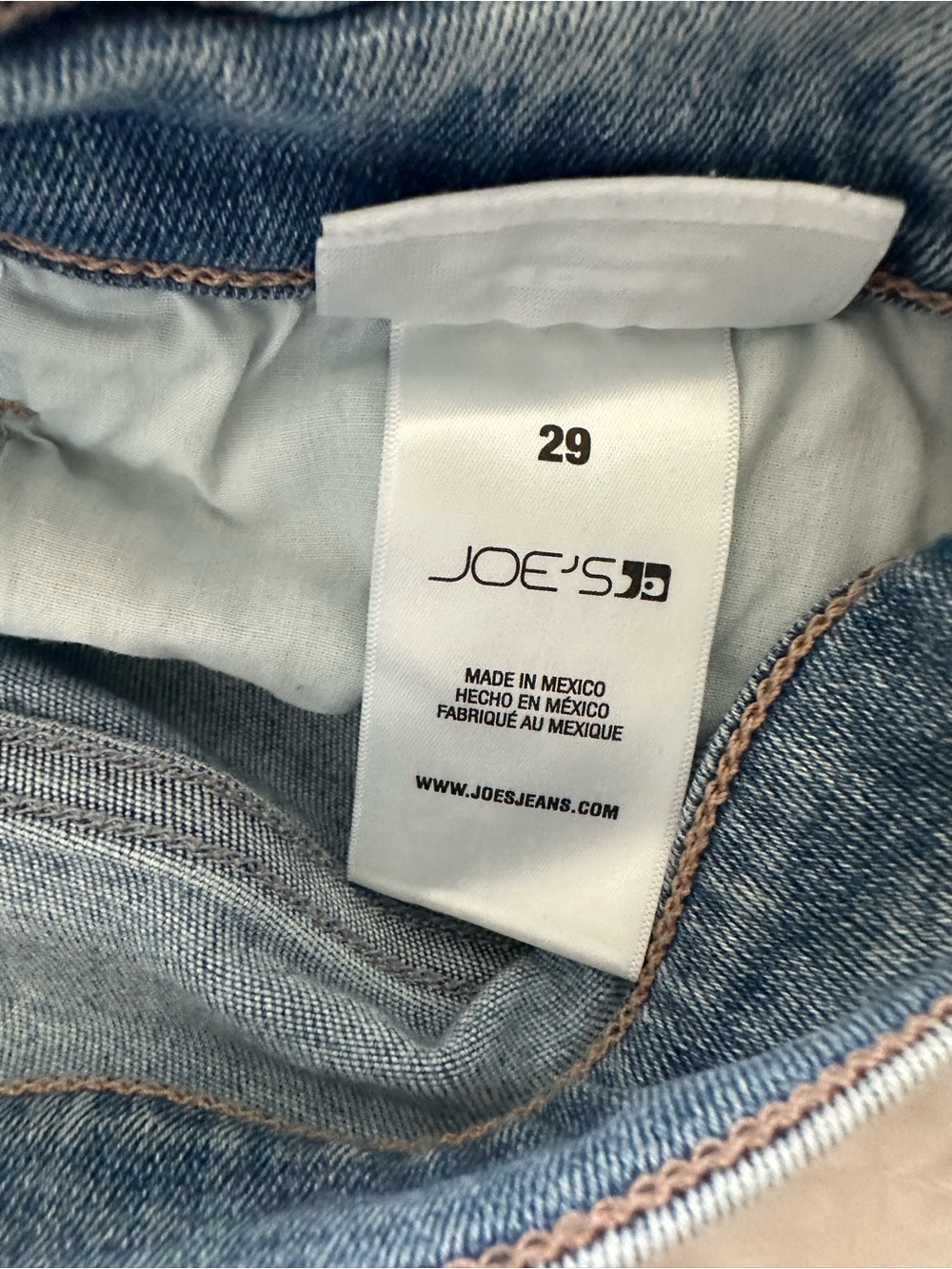 Joe's Jeans Light Blue Skinny Jeans - Picture 3 of 5